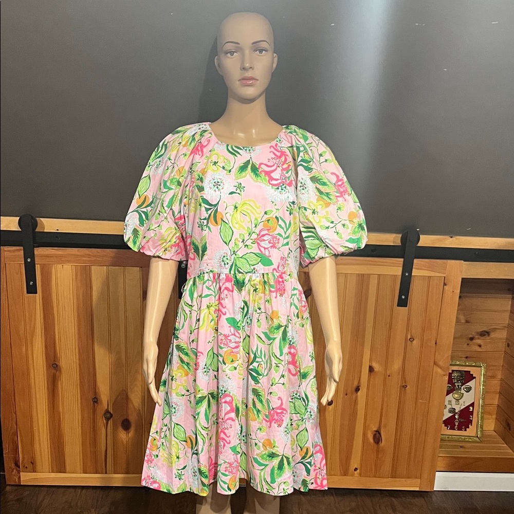 Lilly Pulitzer Knoxlie Elbow Sleeve Via Amore Spritzer Dress